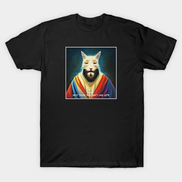 cat king T-Shirt by ElArrogante